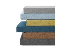 Cojín de banco gris de 5 cm de grosor para uso en interiores y exteriores, 110 x 45 x 5 cm, perfecto para banco largo de jardín de 23 plazas, columpio y banco de madera.