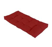 Cojín de banco impermeable para exteriores, 200 x 60 x 8 cm, antideslizante, color rojo, para jardín, sofá, para muebles de interior/exterior, perfecto para patio y jardín