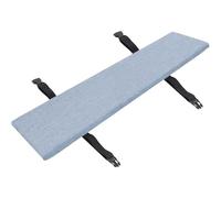 Cojín de Banco para Interior Y Exterior Cojín de Repuesto para Muebles de Patio Cojín para Columpio de Porche de 2 3 Y 4 Plazas Cojines de Lino con Lazos (Azul Cielo 53 X 53 X 5 cm)