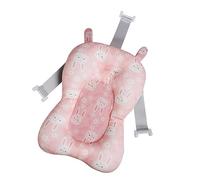 Cojín de Baño para bebé, Almohada de Baño Infantil, Red Transpirable Multifuncional, Antideslizante Ajustable, para Recién Nacido en el Hogar (Rosa)