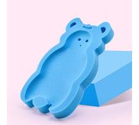 Cojín de Baño para bebé, Estera de Esponja Extraíble y Suspensible para Bañera de Recién Nacido para Piscina para Cuarto de Ducha (Azul)