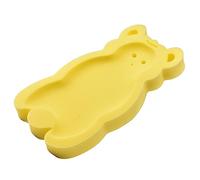 Cojín de Baño para bebé, Estera de Esponja Extraíble y Suspensible para Bañera de Recién Nacido para Piscina para Cuarto de Ducha (Amarillo)