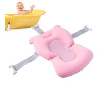 Cojín de baño para bebé, plegable, no antideslizante, cojín de baño para bebé, accesorio ideal para la seguridad del recién nacido, comodidad y baño manos libres