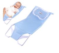 Cojín de baño para bebé - PP Mesh 58 x 28 x 4,2 cm | Bath Support Seat Cushioned Support Seat Non-Slip Mat for Shower Bathroom, Boys Girls | Aby Bael Support for Tub Foo 0-6 Months