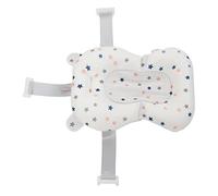 Cojín de Baño para Recién Nacidos de 0 A 12 Meses, Flotante Alfombrilla de Baño para Recién Nacidos Cojín para El Asiento de La Bañera del Bebé, Plegable Baño Cama Ducha Alfombra (Estrellas Blancas)