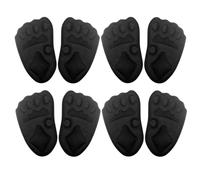 Cojín de bola de pie, cómodo acolchado de espuma, 4 pares de cojines de talón para zapatos sueltos, para mujeres, novias, caminatas al aire libre, viajes, bodas, bailes,