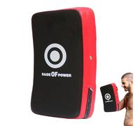 Cojín de boxeo - Centro de enfoque de guerra, curvado Kick Shiel Muay Thai Arm Strikpad Hook -Jab - Equipo de entrenamiento de defensa, karate kick pads, MMA Combat Sits, Fitness SsparEquipm