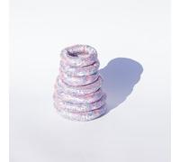 Cojín de brocado de seda de color rosa para cuencos de sonido de 6-12 pulgadas 8-14 pulgadas para cuenco tibetano hecho a mano en Nepal cojín redondo (tamaño: 6-12 pulgadas, 7 piezas)