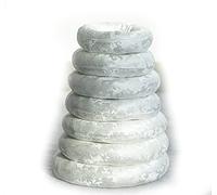 Cojín de brocado de seda hecho a mano en Nepal para cuencos tibetanos, color blanco, 6 y 30,5 cm