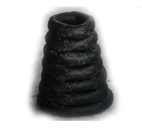 Cojín de brocado de seda hecho a mano en Nepal para cuencos tibetanos, color negro, 6 y 30,5 cm