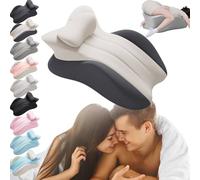 Cojín de cadera para parejas, almohada multifuncional para levantamiento de cadera, cojín de glúteos para parejas, almohadas de cuña de espuma viscoelástica cómodas multiposición, proporciona apoyo