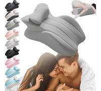 Cojín de cadera para parejas, almohada multifuncional para levantamiento de cadera, cojín de glúteos para parejas, almohadas de cuña de espuma viscoelástica cómodas multiposición, proporciona apoyo