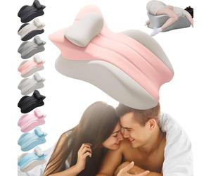 Cojín de cadera para parejas, almohada multifuncional para levantamiento de cadera, cojín de glúteos para parejas, almohadas de cuña de espuma viscoelástica cómodas multiposición, proporciona apoyo