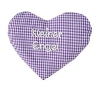 Cojín de calor con forma de corazón y texto en alemán, cojín de semillas de colza, regalo de nacimiento, regalo de cumpleaños Lila Kleiner Engel Talla:-