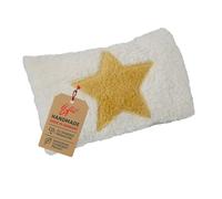 Cojín de calor para bebés Estrella orgánico) Kirschkernfüllung Talla:20,0 cm x 13,0 cm
