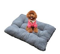 Cojín De Cama De Perro Esponjoso - Camas De Gato para Gatos Interiores | Caliente con Fondo Antideslizamiento, Cómodo Cojín De Perrera para Mascotas, Gatos, Almohadillas