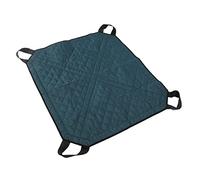 Cojín de Cama de Posicionamiento, Sábana de Paciente Impermeable de Nailon de Doble Capa Verde Oscuro 4 Asas para Levantar Personas Paralizadas