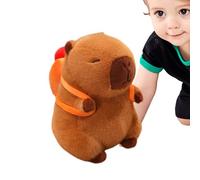 Cojín de Capybara Peluche - Material tierno, Delicado, Mochila portátil | un Juguete Decorativo Suave, Regalo de cumpleaños Ideal para niños, niñas, niños o Peluche para el u