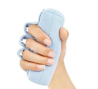 Cojín de Contractura de Mano con Agarre de Palma de 2 Piezas para Pacientes Ancianos Paralizados, Cojín de Palma Divisor de Dedo Lavable Resistente Al Sudor