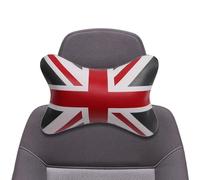 Cojín de cuello de coche con bandera del Reino con diseño de bandera del Reino | Apoyo del cuerpo cervical cómodo