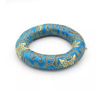 Cojín de cuenco de cristal for cantar, almohadilla de junta tórica de brocado de seda hecha a mano for cáliz de cuenco de sonido, cuenco de Chakra, cuenco tibetano for cantar (Color : Blue_9 Inch Bow