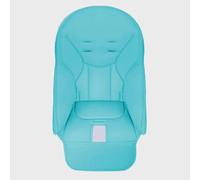 Cojín de cuero para silla de comedor infantil, accesorios para silla de comedor de bebé, funda de cuero, cojín para silla de bebé, azul, una pieza