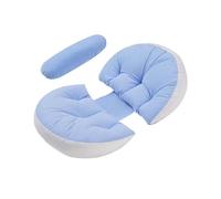 - Cojín de embarazo, almohada de maternidad para dormir lateral, almohada de apoyo al vientre para mujer embarazada, cojín lumbar con forma de concha