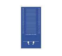 Cojín de entrenamiento de salto, tapete de medición de salto largo de 3 mm de grosor, almohadilla rectangular para uso en interiores y exteriores, perfecto para pruebas de salto largo de pie