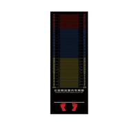 Cojín de entrenamiento de salto, tapete de medición de salto largo de 3 mm de grosor, almohadilla rectangular para uso en interiores y exteriores, perfecto para pruebas de salto largo de pie