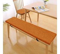 Cojín de espuma antideslizante con correa, lavable, extraíble, para patio, porche, columpio, jardín, cocina, muebles de exterior, cojín de 120 x 40 x 5 cm