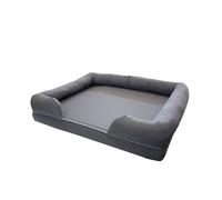 Croci Revenant Limitless - Caseta Para Perros De Interior De Tamaño Mediano 91X71 Cm - Cama Impermeable Para Perros De Espuma Viscoelástica Con Funda Extraíble Y Lavable (Gris, Tamaño M)