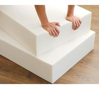 Cojín de espuma firme de alta densidad para silla, sofá, asiento de ventana, 10 cm de grosor, 60 x 40 cm