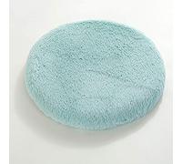 Cojín de espuma viscoelástica Lake Blue Mousse para silla, 35 x 3 cm, antideslizante, suave, para oficina en casa, tapete de meditación, cojín redondo relajante para mayor comodidad