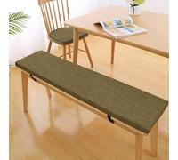 Cojín de espuma viscoelástica para jardín, 70 x 40 x 10 cm, de alta densidad, lavable, antideslizante, ideal para zapatos, bancos, ventanas, piano, sala de estar, uso al aire libre