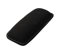 Cojín de espuma viscoelástica para rodilla de coche para comodidad de piernas y muslos, material de piel de ante diseñado para la consola central y la colocación del reposabrazos de la puerta (A)