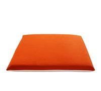 Cojín de espuma viscoelástica suave lavable antideslizante para oficina, sala de estar, cocina, color rojo, 40 x 40 cm