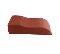 Cojín de espuma y cómodo, almohada de apoyo para descanso, alivio Lumbar, elevación de piernas, espalda (Café)