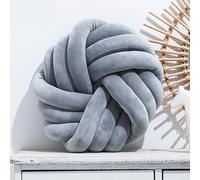 Cojín de Felpa con Forma de Bola Anudada, Suave y cómodo para la decoración del hogar. Almohadas Decorativas Creativas para sofá, Cama y para brindar Soporte Lumbar.