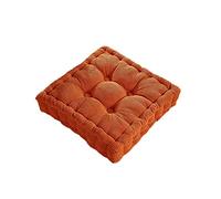 Cojín de felpa gruesa para jardín interior, suave, cuadrado, para sillas de oficina y comedor, cómodo refuerzo para ancianos, recuperación postoperatoria y apoyo al embarazo, 48 x 48 cm