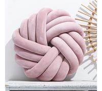 Cojín de Felpa Suave con Forma de Bola Anudada para decoración del hogar. Almohadas Decorativas Creativas para sofá, Cama y Soporte Lumbar.