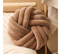 Cojín de Felpa Suave con Forma de Bola Anudada para decoración del hogar. Almohadas Decorativas Creativas para sofá, Cama y Soporte Lumbar.