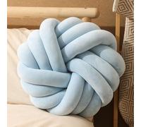 Cojín de Felpa Suave con Forma de Bola Anudada para decoración del hogar, cojín Creativo para sofá, Cama y Respaldo.
