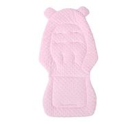 Cojín de forro para cochecito, almohadilla gruesa reversible para cochecito | 40 x 80 cm, cómoda y transpirable, cojín de asiento de silla alta para cochecito para todas las estaciones