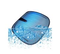 Cojín de gel (azul) para asientos de coche, cojín para asientos de conductor, almohada para coche para