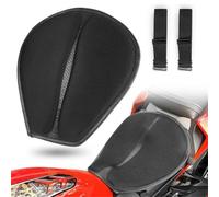 Cojín de gel para asiento de motocicleta con parte inferior antideslizante y núcleo absorbente de golpes, almohadilla cómoda para viajes de larga distancia