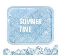 Cojín de gel para asiento de refrigeración por agua, baño de hielo para comodidad de verano, almohadilla de gel refrigerante reutilizable para sillas, cojín ergonómico relleno de gel para