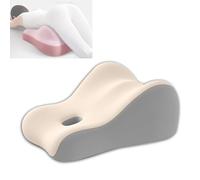Cojín de glúteos para parejas, almohada lumbar de sexo para adultos con función de soporte, muebles sexuales para hombres y mujeres, almohada de cuña de espuma viscoelásti(Size:49×40×23cm,Color:beige)