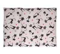Cojín de huesos de cereza grande 40 x 30 cm - 3 cámaras - Gato Mimi - Cojín térmico - Cojín de semillas