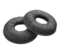 Cojín de imitación cuero para casco/auriculares Plantronics SupraPlus CS351/CS361 - Negro - Confort óptimo