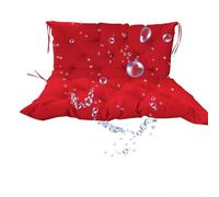 Cojín de jardín para exteriores, 100 x 100 cm, cojín impermeable para banco y respaldo, cojín para muebles de patio, banco de jardín, funda de asiento para columpio y asientos al aire libre